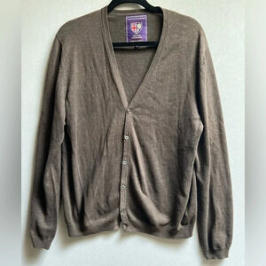 Finshley & Harding Cotton Cashmere button sweater knit Cardigan Sz  M